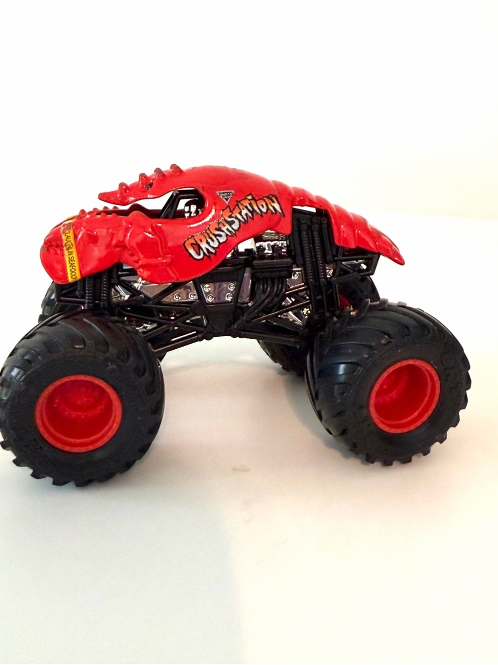 Red Crushstation Monster Truck Toy - Kids Toys Hot Wheels
